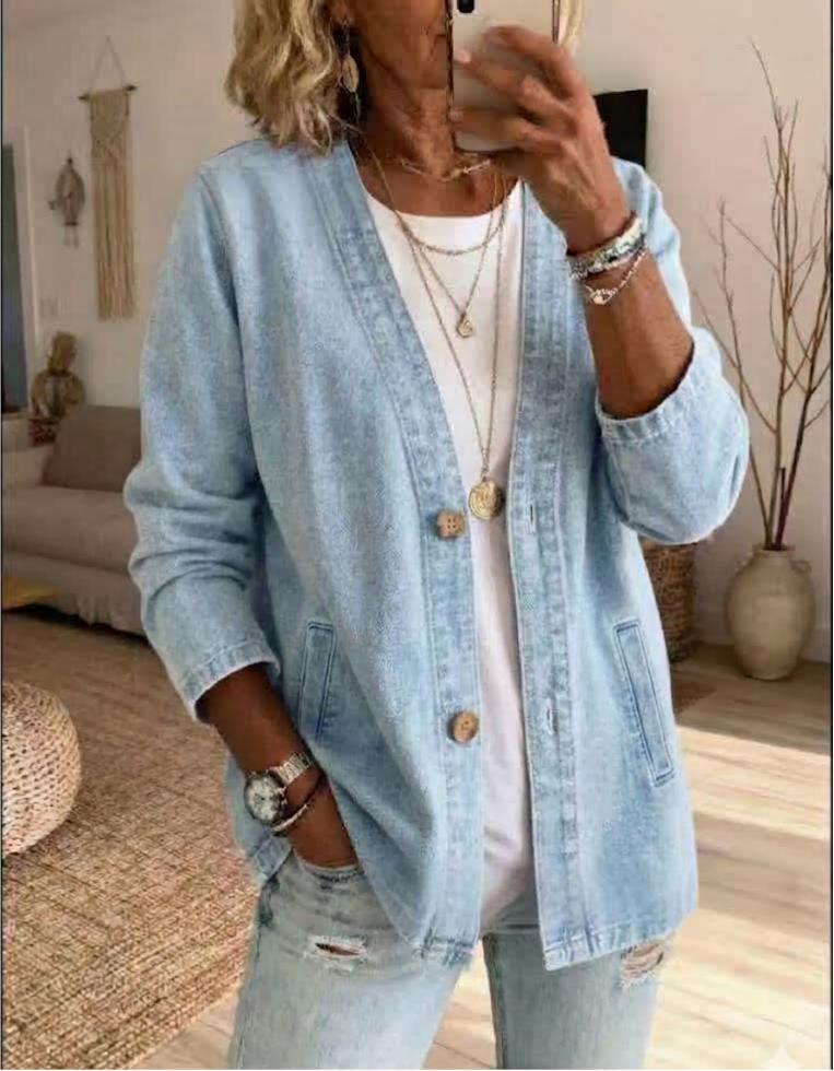 ✨⏰LAST DAY SAVE 49% ⏰Lightweight Denim Cardigan