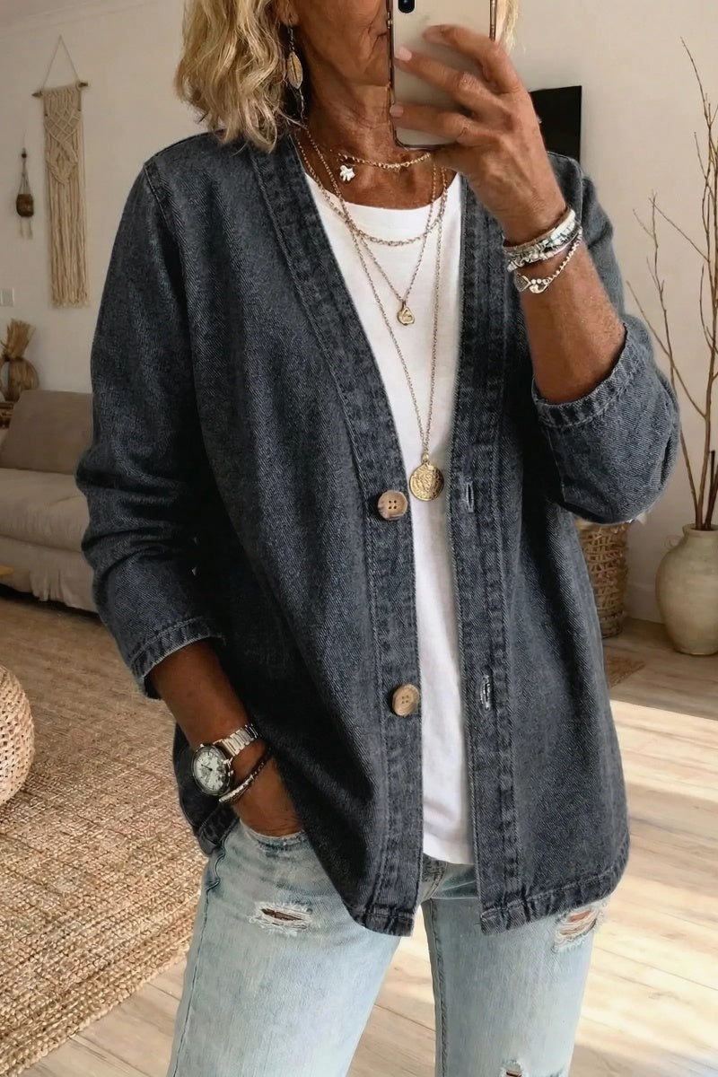 ✨⏰LAST DAY SAVE 49% ⏰Lightweight Denim Cardigan