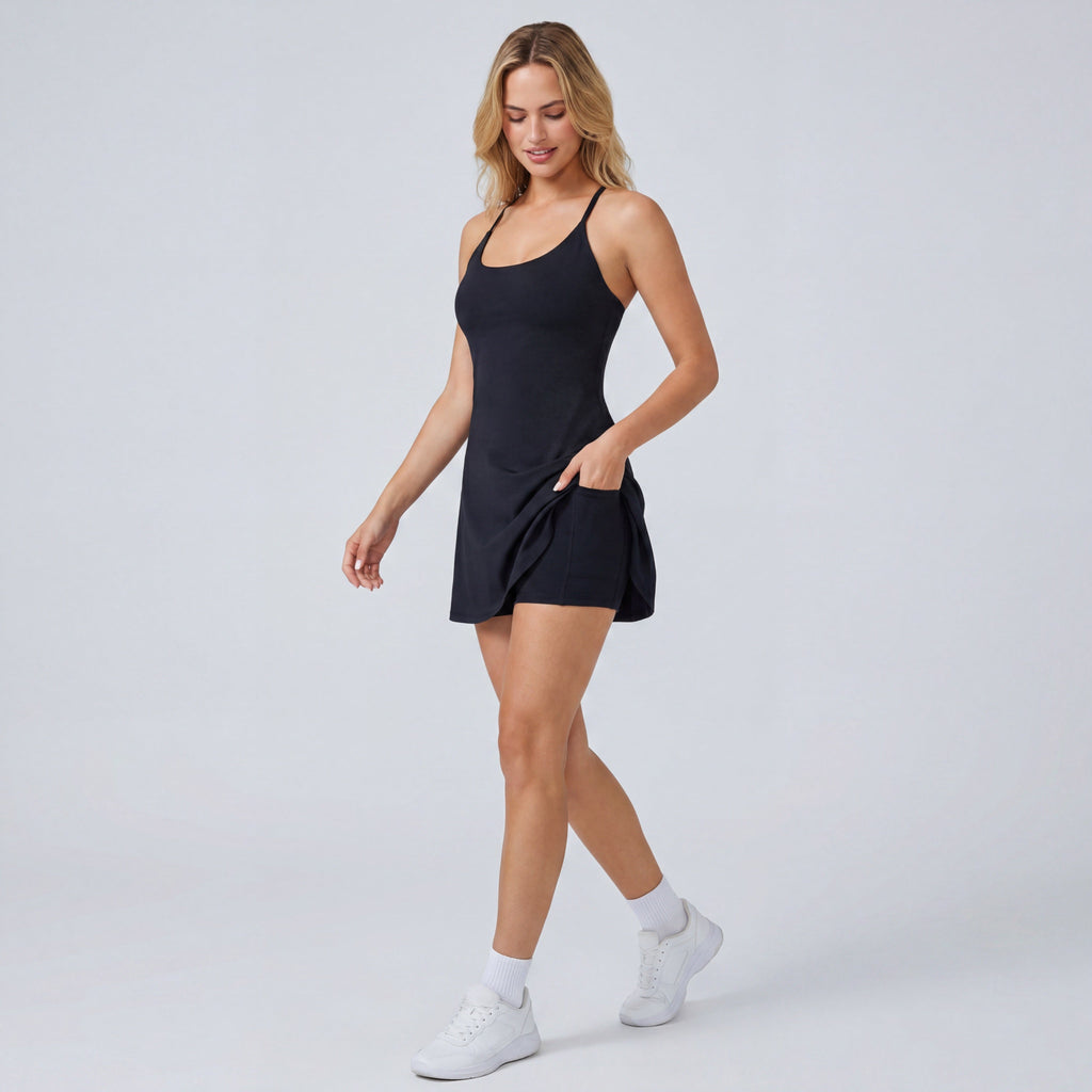 ✨⏰LushHalter EasyFlow Active Dress